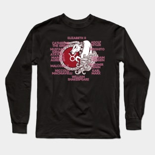 Taurus Zodiac Sign Test Long Sleeve T-Shirt